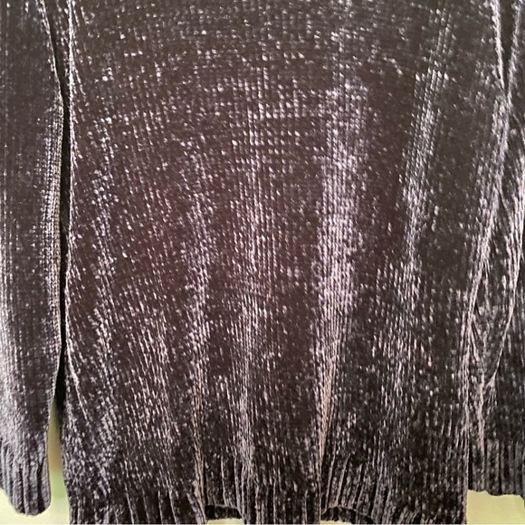 Orvis Blue Chenille Long Sleeved Sweater Size XL - Picture 3 of 6